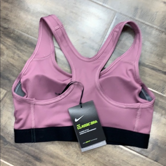 NIKE CLASSIC BRA Classic Style with DRY FIT Techno - Picture 2 of 13